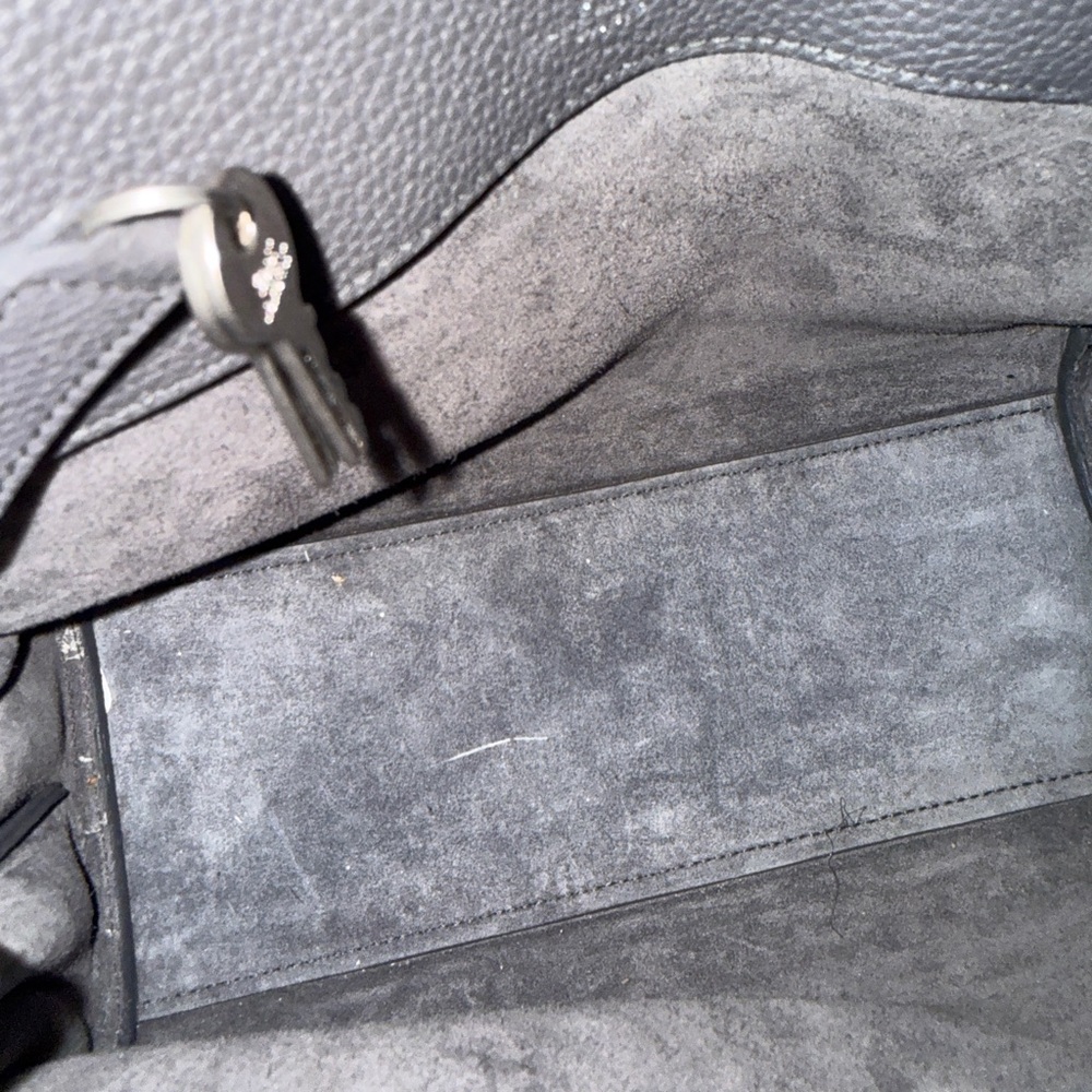 SAINT LAURENT Authentic Grained Calfskin Baby Sac De Jour in gray - Picture 12 of 15